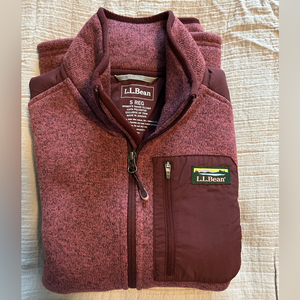 L.L. Bean Sweater Fleece Full-Zip Jacket